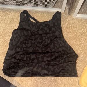 Lululemon Athletica Black Racerback Bra Intimates